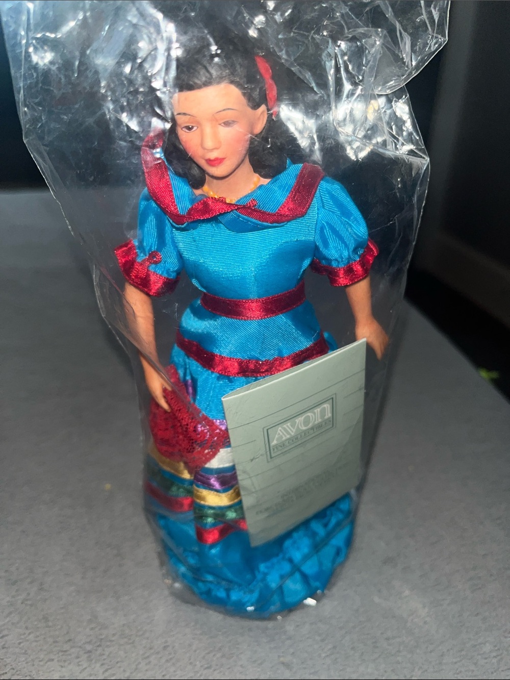Avon 1980 Mexican porcelain doll